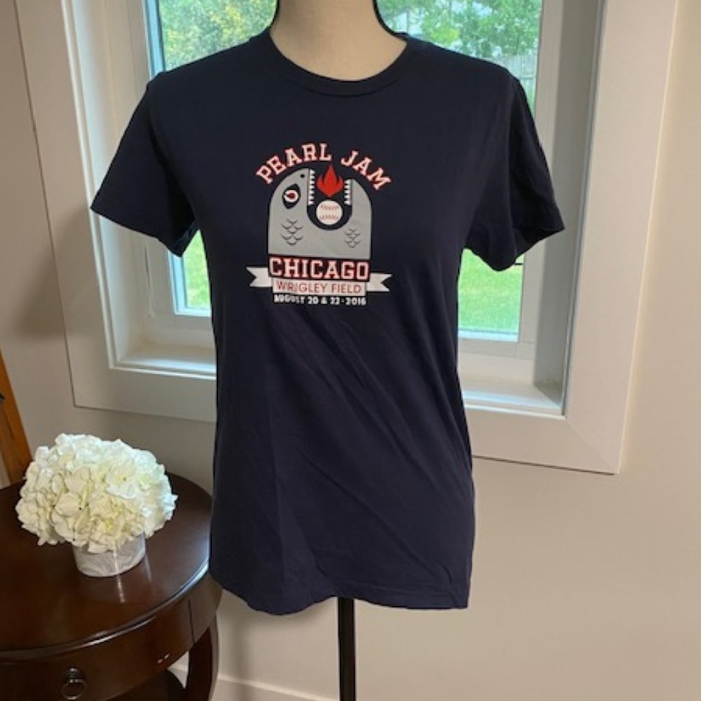 Authentic Local Pearl Jame T Shirt - Wrigley Field